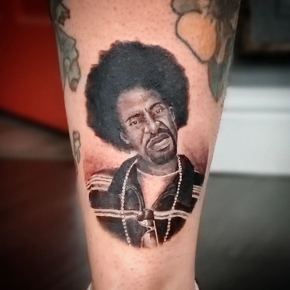 Portrait tattoo by Adrian Castro