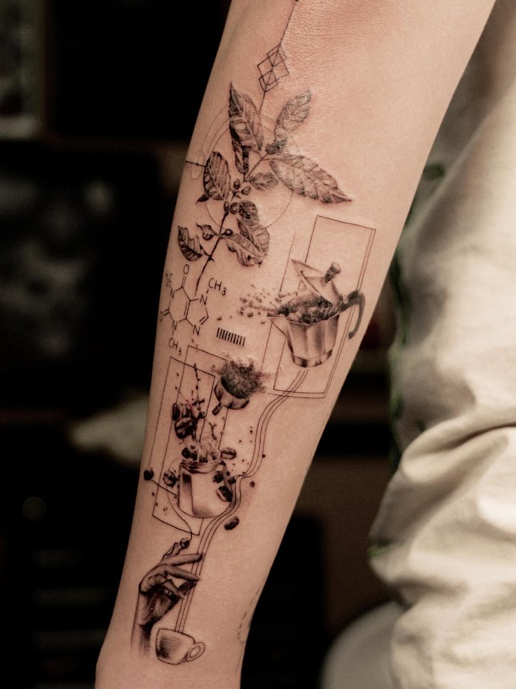 Ritual woman tattoo by Ash Barroga