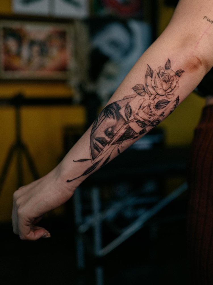 Gemini twins tattoo by Ash Barroga