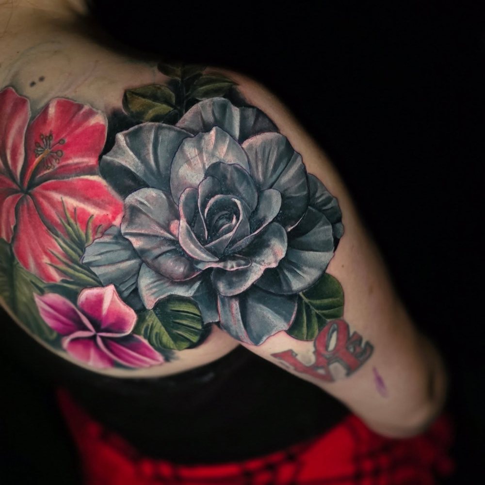 Roses tattoo by Chase