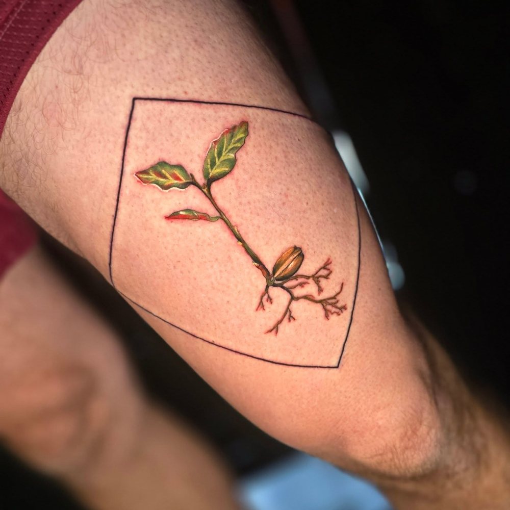 California poppy tattoo by Chase