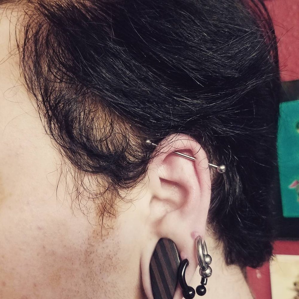 Industrial piercing by Doni