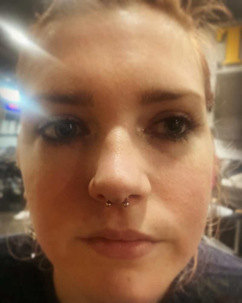 Septum piercing by Doni