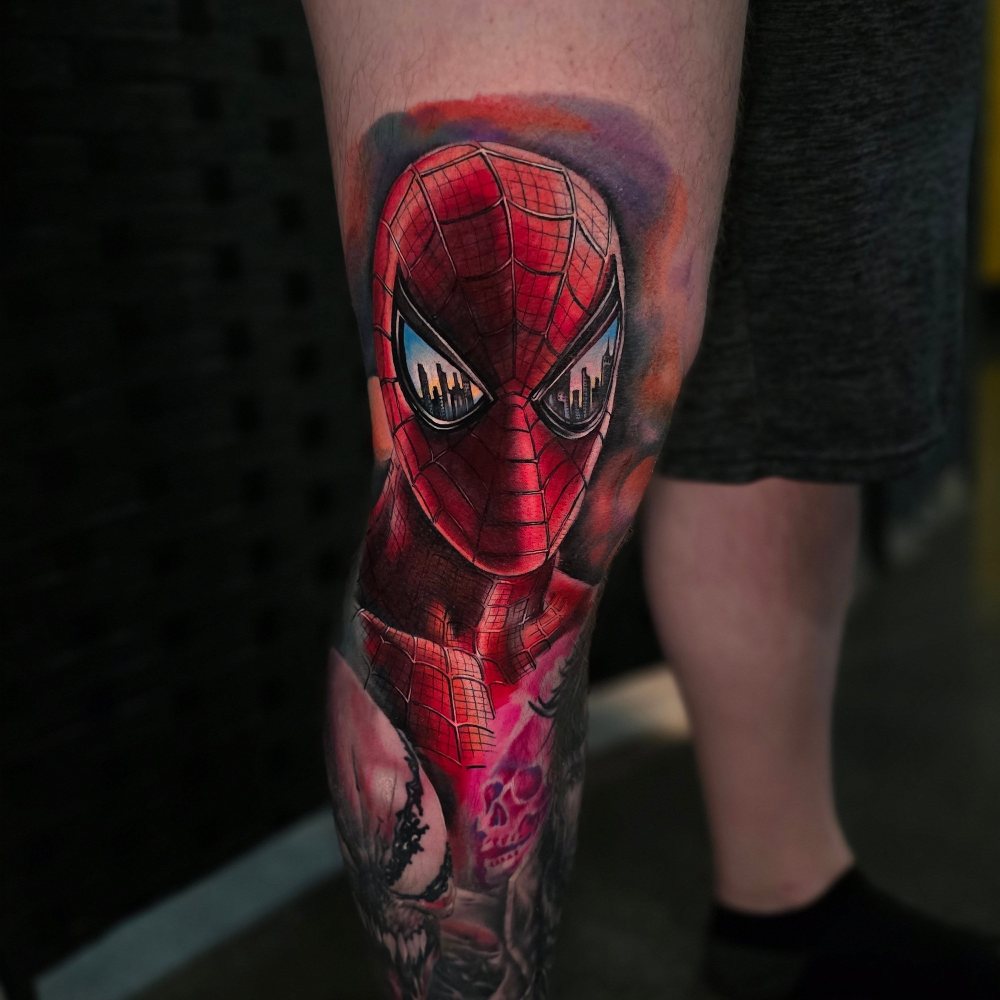 Spider-Man tattoo by Jason