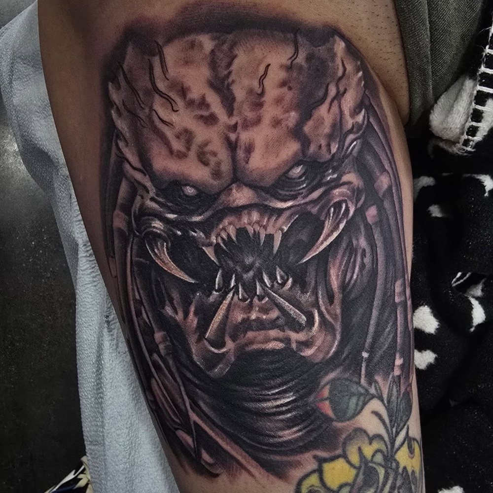 Predator tattoo by Jason